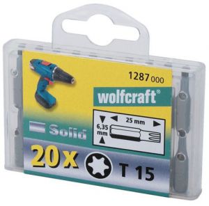 Wolfcraft Набор бит стандартных 20шт. РН1 арт. 1280000 ― WOLFCRAFT STOCK
