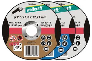 Отрезной диск для чистого реза ø 115 мм WOLFCRAFT 1685999 ― WOLFCRAFT STOCK
