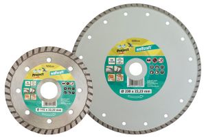 Алмазный отрезной диск "Project Turbo" ø 125 мм WOLFCRAFT 1695000 ― WOLFCRAFT STOCK