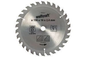  Полотно дисковой пилы HM  WOLFCRAFT   ― WOLFCRAFT STOCK