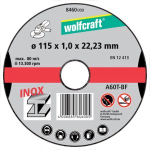 Набор отрезных дисков, 3 шт. WOLFCRAFT 8460000 ― WOLFCRAFT STOCK
